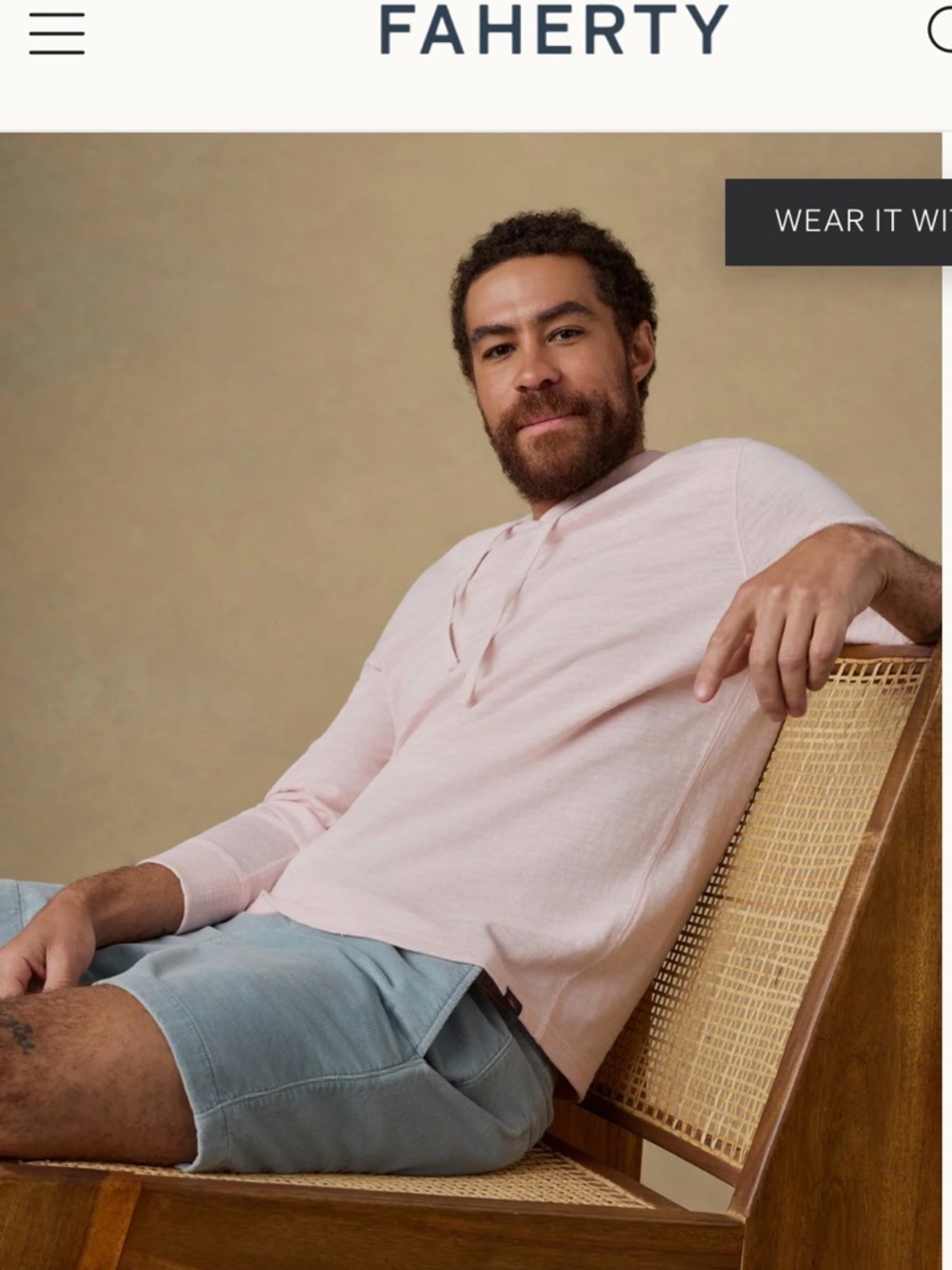 Faherty Essential Corduroy Shorts teal blue